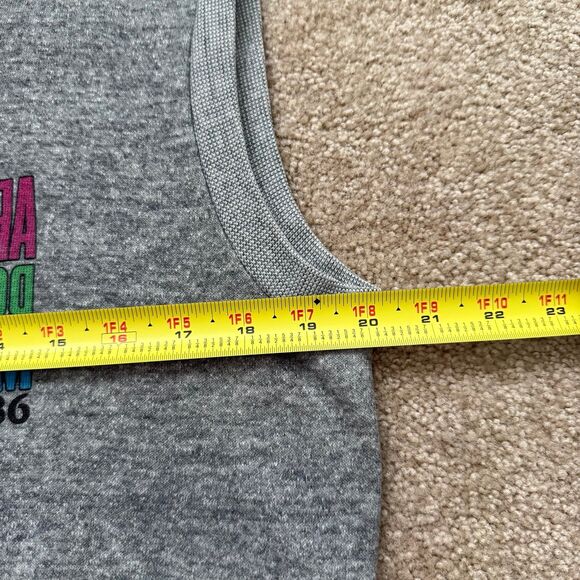 AEROSMITH 1986 Vintage Concert Tour Sweatshirt Sleeveless Merch Zip Gray Large - Picture 10 of 12